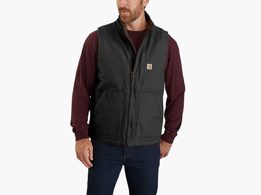 Carhartt Mock Neck Vest Heren Zwart XL