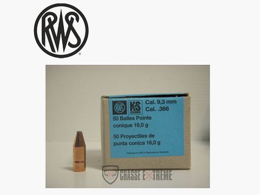 50 Ogives RWS cal 9.3mm KS
