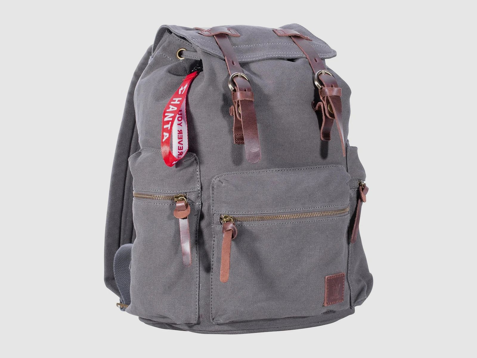 Hanta Hanta Nature Rucksack Canvas 20 L grau