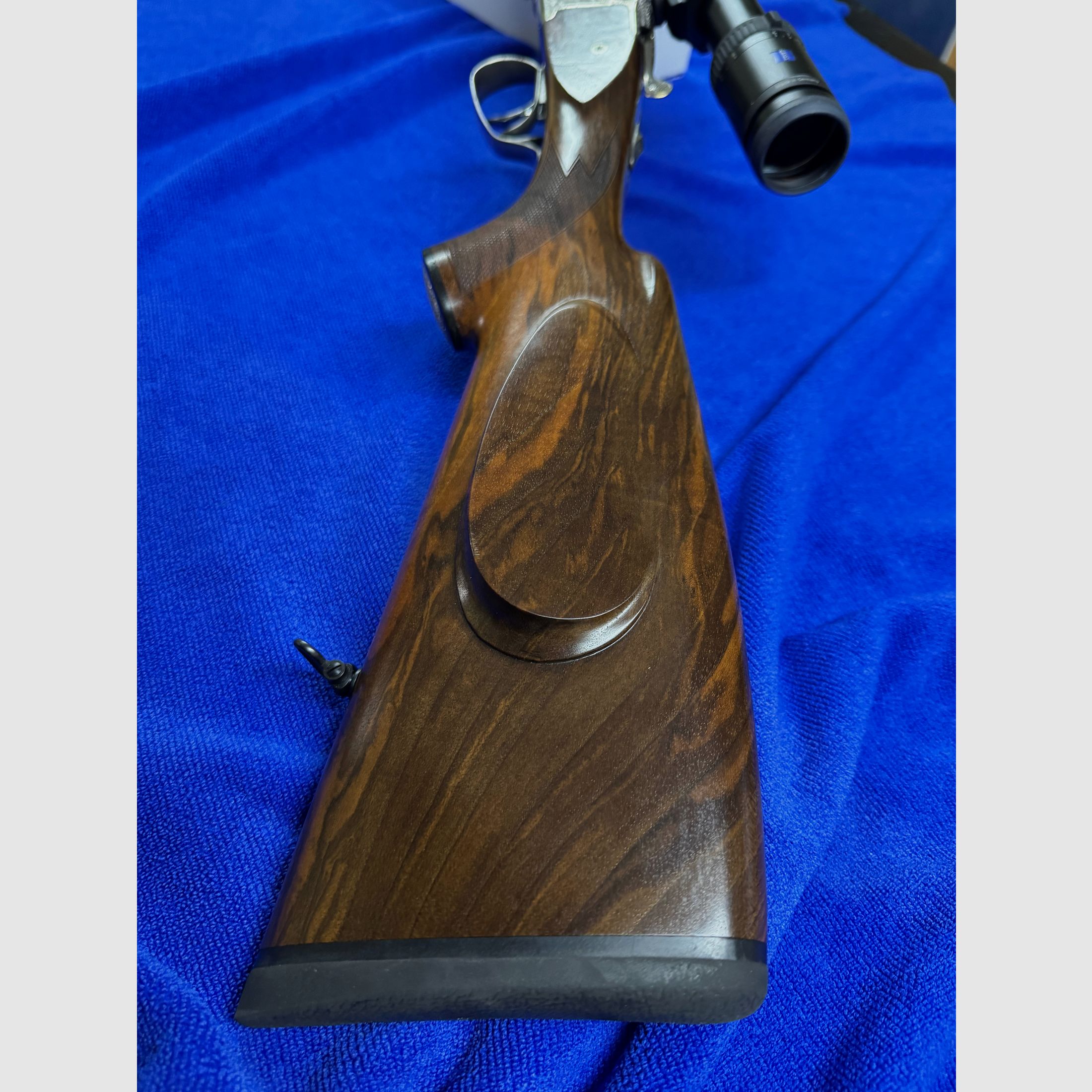 Merkel double rifle drilling DR 961L with ZEISS Victory HT 3-12x56 scope