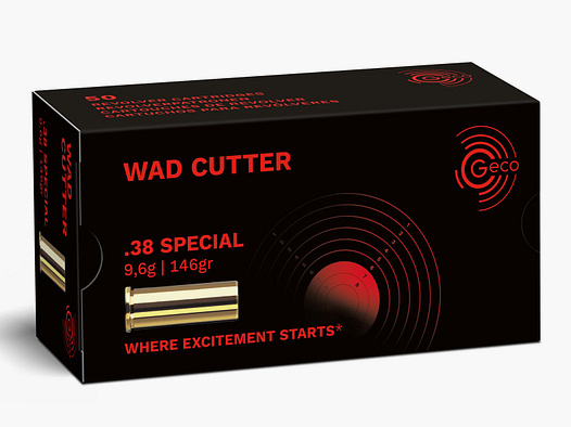 Geco WC 9.6g - 148gr .38Special