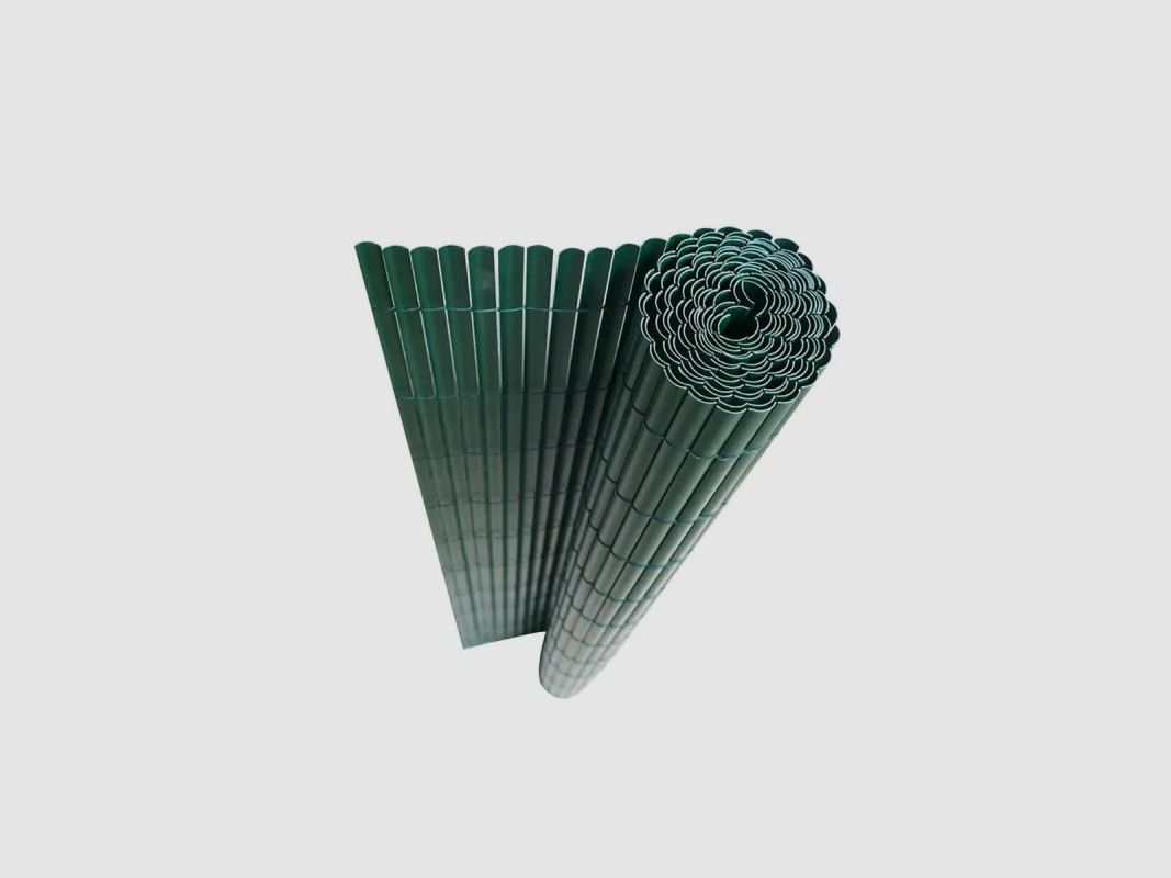 PVC Sichtschutzmatte einseitig grün 1,5 × 3 m mit Befestigungsset, Bild 11 von 21