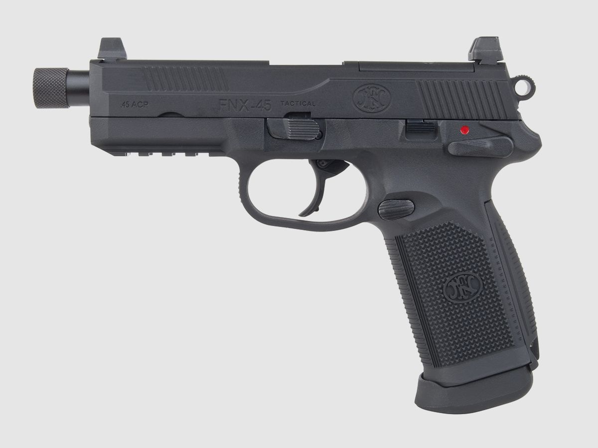 FN Herstal FNX-45 Tactical Schwarz 6mm - Airsoft Gas BlowBack