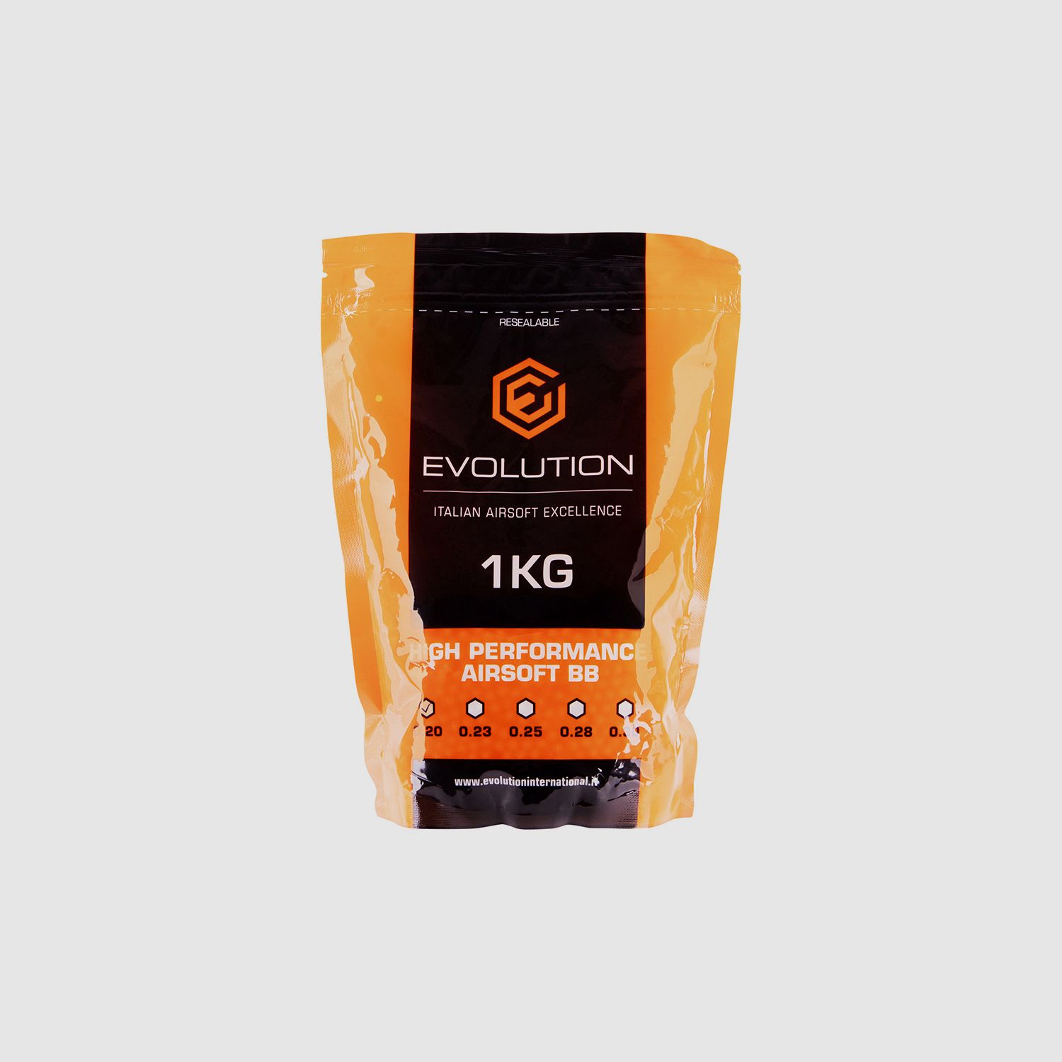 Evolution High Performance Airsoft BB's 6mm 0,20g 5.000 stuks