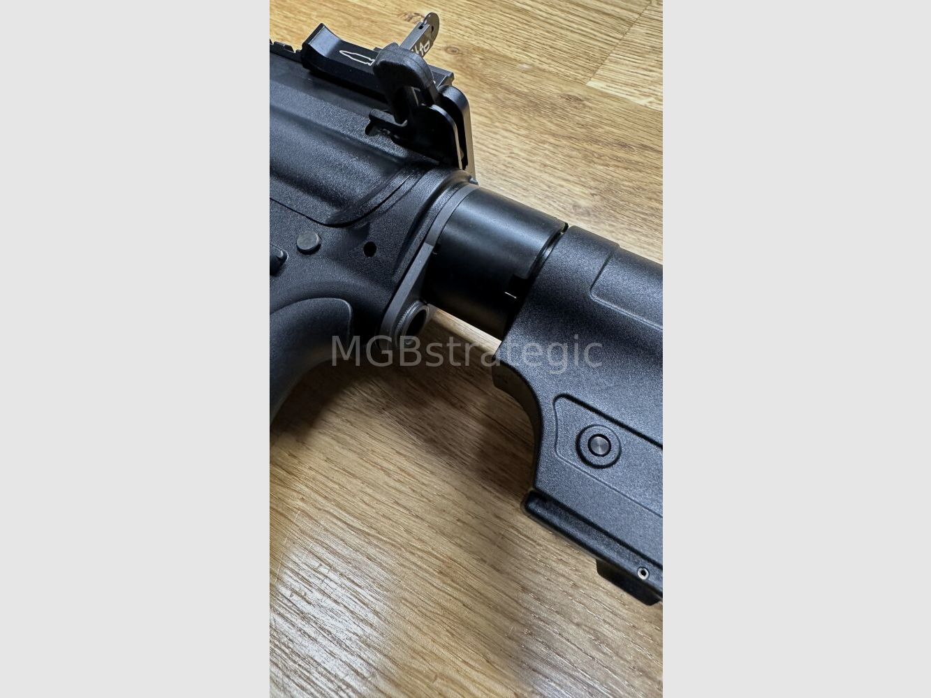 Heckler & Koch MR223 A3 Slim-Line 14,5" Lauf - halbautom. Büchse .223Rem	 Das zivile H&K 416 - mit Original H&K QD End-Plate (doppelt neu verstemmt, siehe Foto)