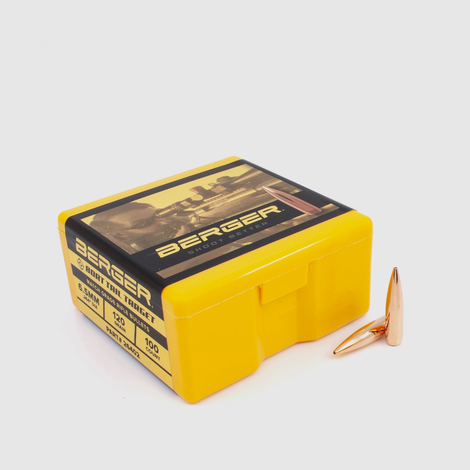 Berger Geschoss 6,5mm/.264 BT Target 120GR 100 Stück