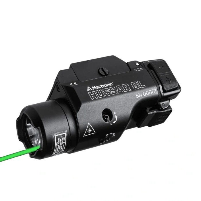 Linterna para arma MACTRONIC HUSSAR 900 lm láser verde THG0011, imagen 1 de 4