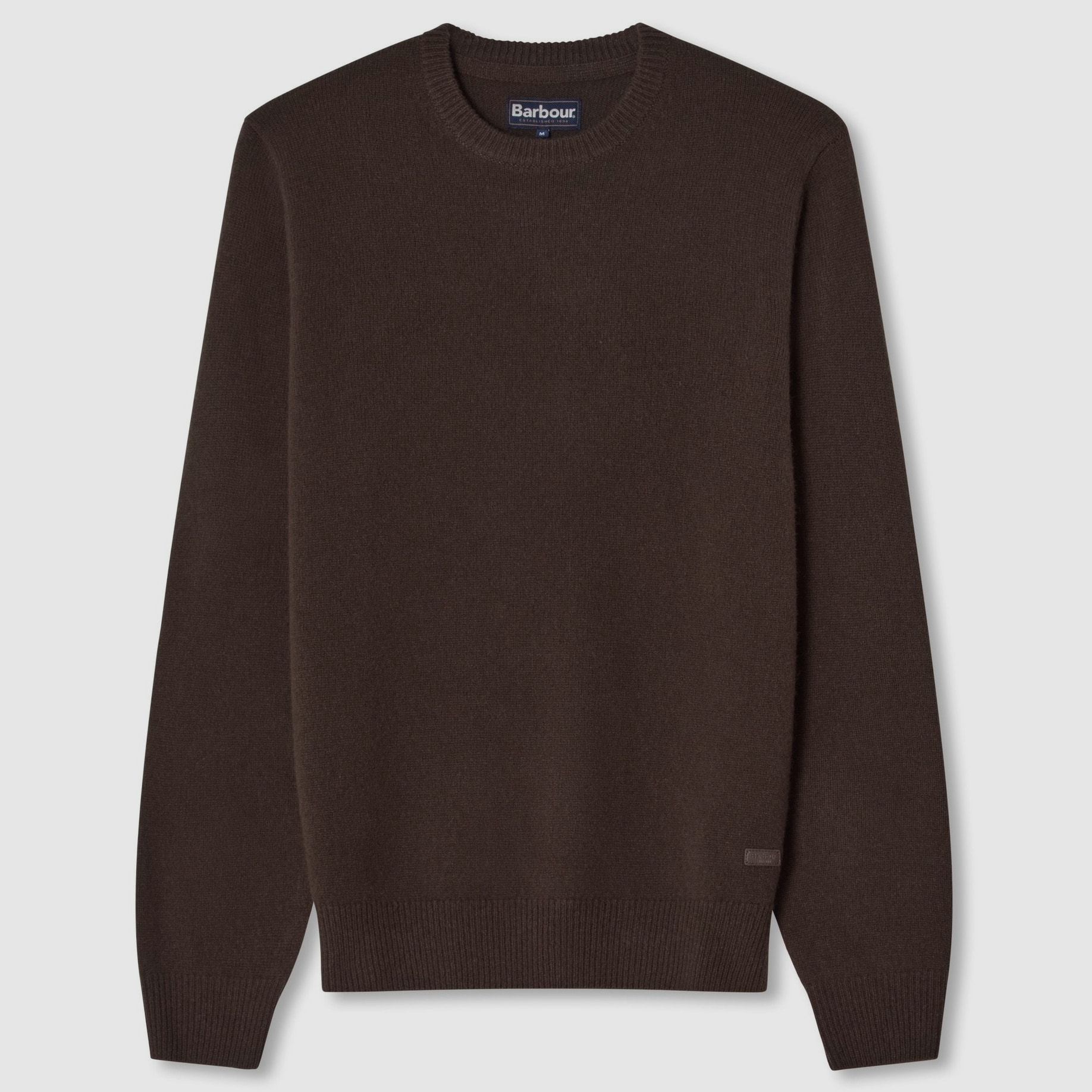 Barbour Essential Patch Crew Sweater Marrone L