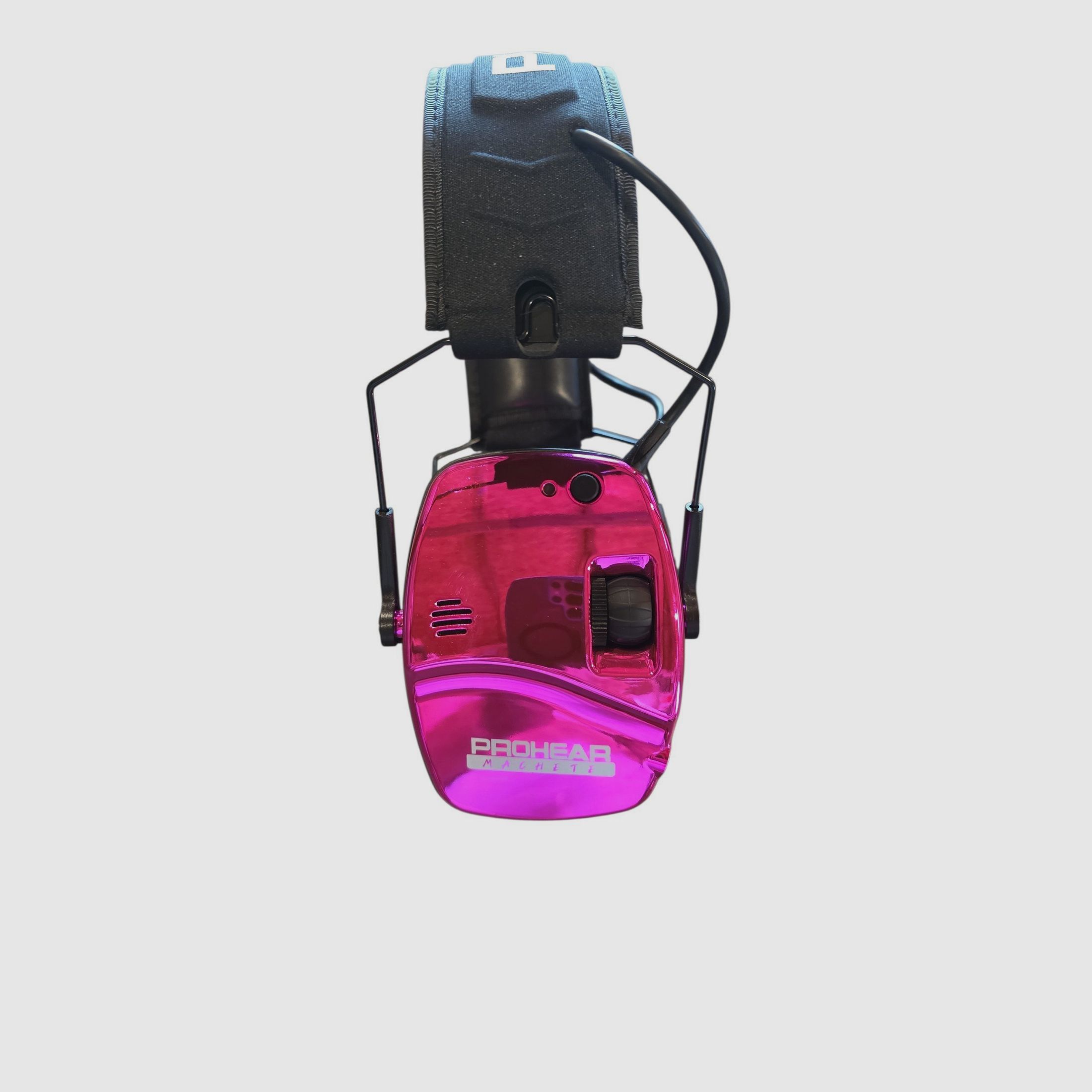 ProHear gehoorbeschermende oorkappen 27 dB, hoge kwaliteit, gelkussens, glanzend roze, Bluetooth, afbeelding 2 van 2