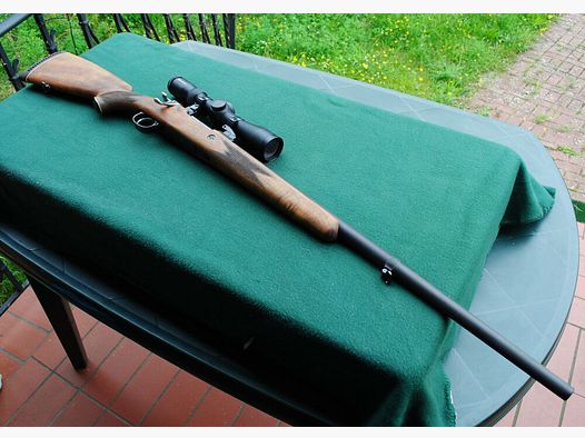 Custom Großwildbüchse, 98 iger Syst., Schwenkmontage, ZF mit LP