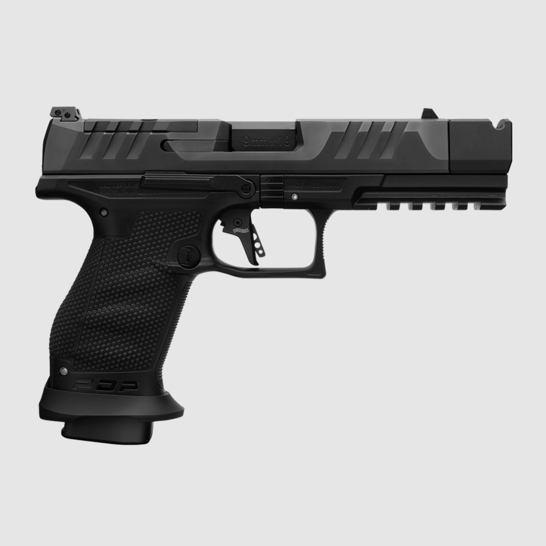 Walther PDP Pro-X Compact, 9mm Para, 4,6" Lauf mit PMM Compensator, 18 Schuss, Magwell, Dynamic Performance Trigger