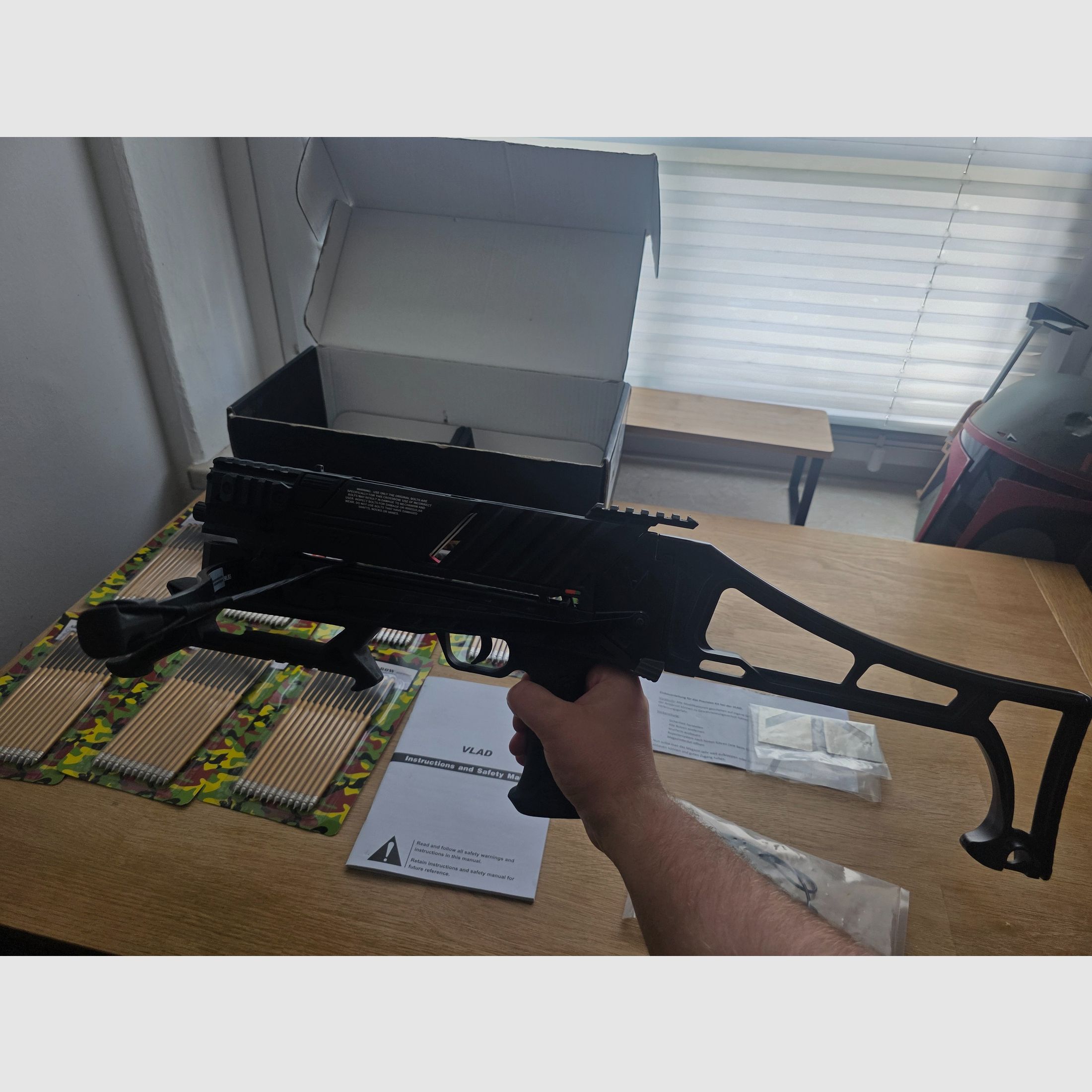 VLAD repeater/magazine crossbow used twice like new price negotiable, image 1 of 20