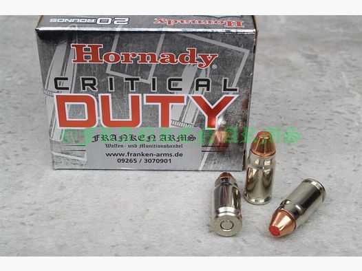 Hornady	 .357 SIG Critical Duty 135gr. 20 Stück Staffelpreise