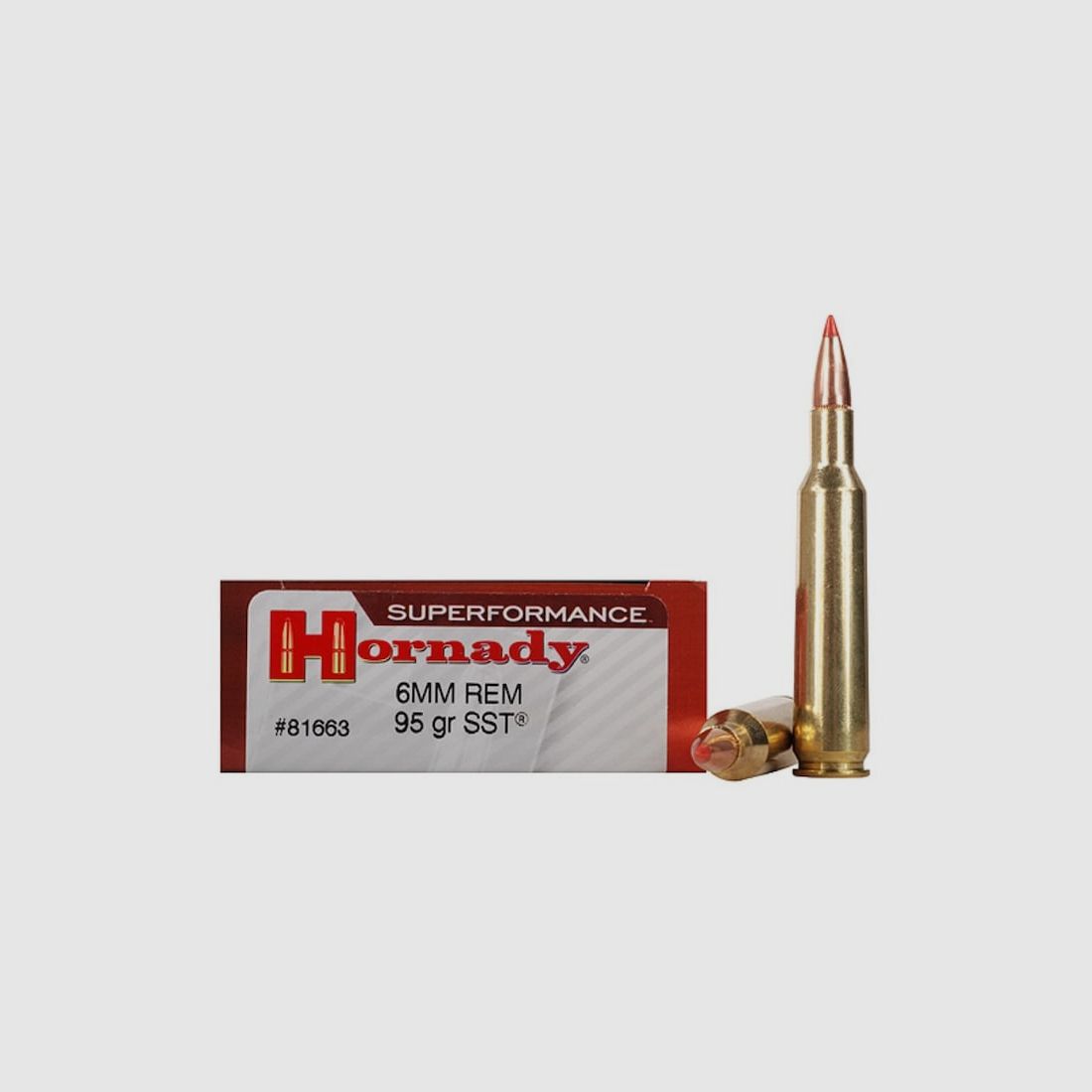 Hornady Superformance 6mm Rem. 95GR SST 20 Patronen