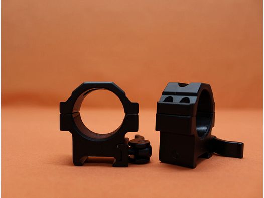 UTG - Leapers UTG QD Montageringe 30mm Low (RQ2W3104) Law Enforcement Quick Detach/Lock f.Picatinnyprofil BH=10mm