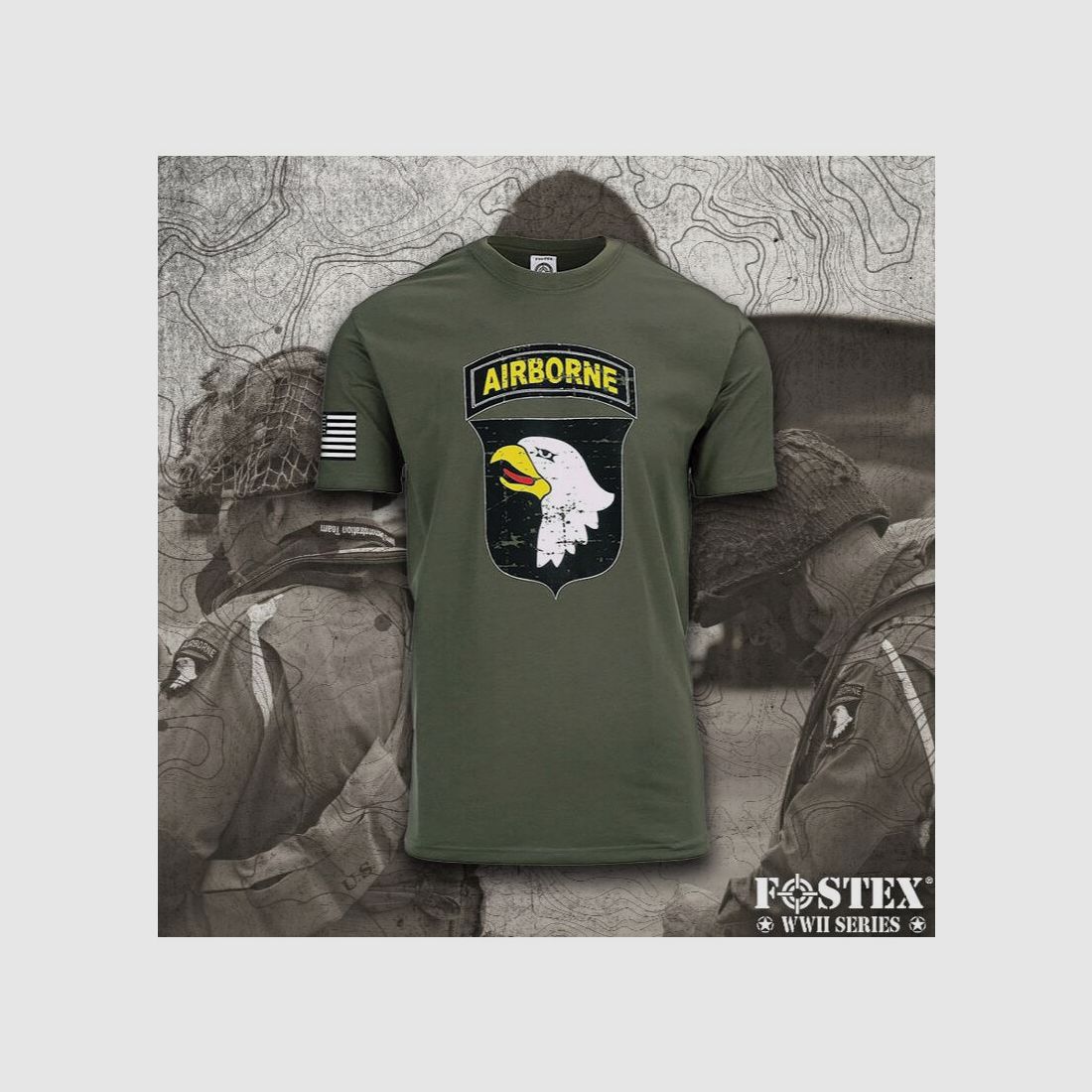 T-Shirt USA 101st Airborne, image 4 of 4