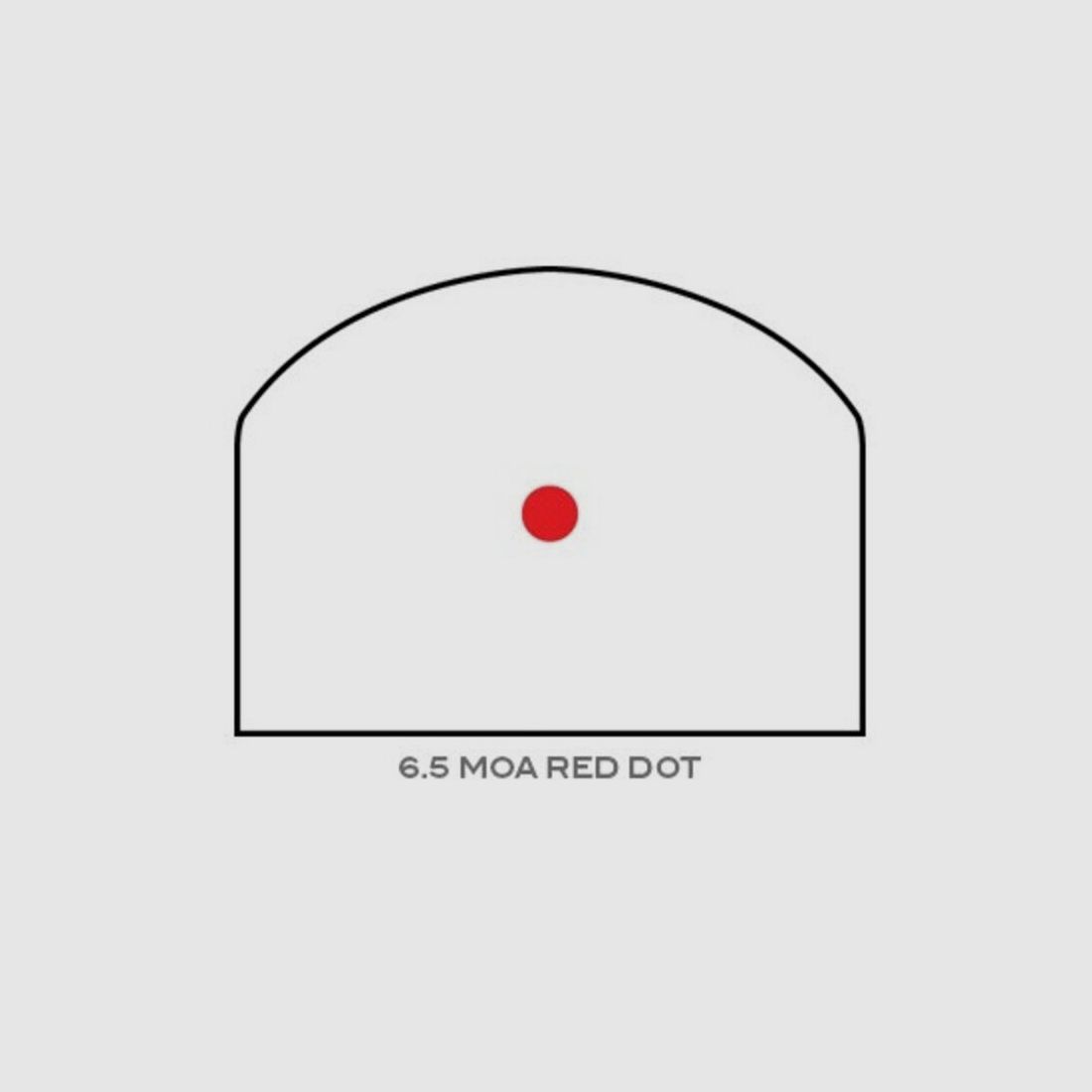 Trijicon RMR 6.5MOA rosso ADJ T2 FDE