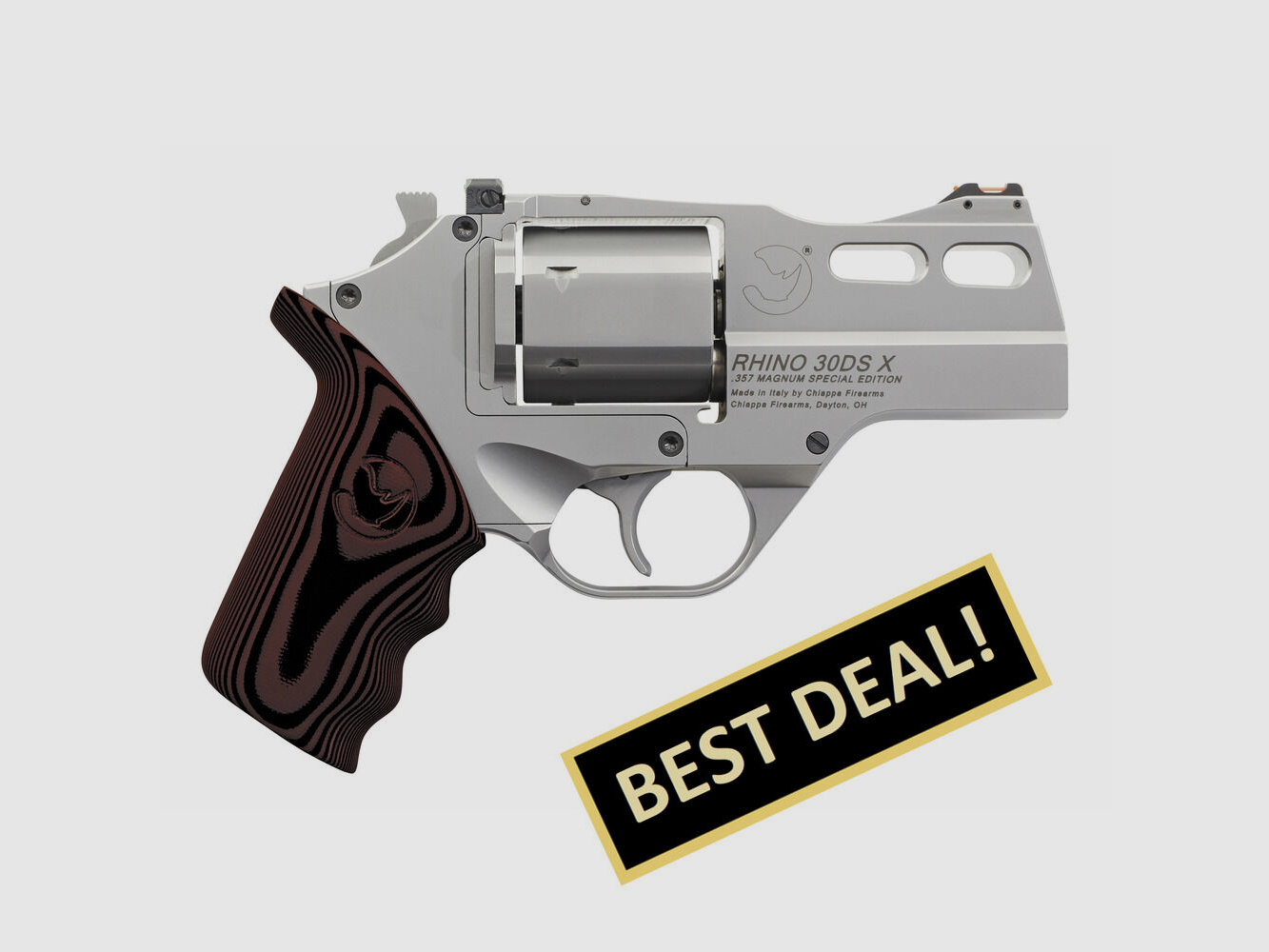 Chiappa Rhino 30 DS X -Stainless Steel .357 Mag.