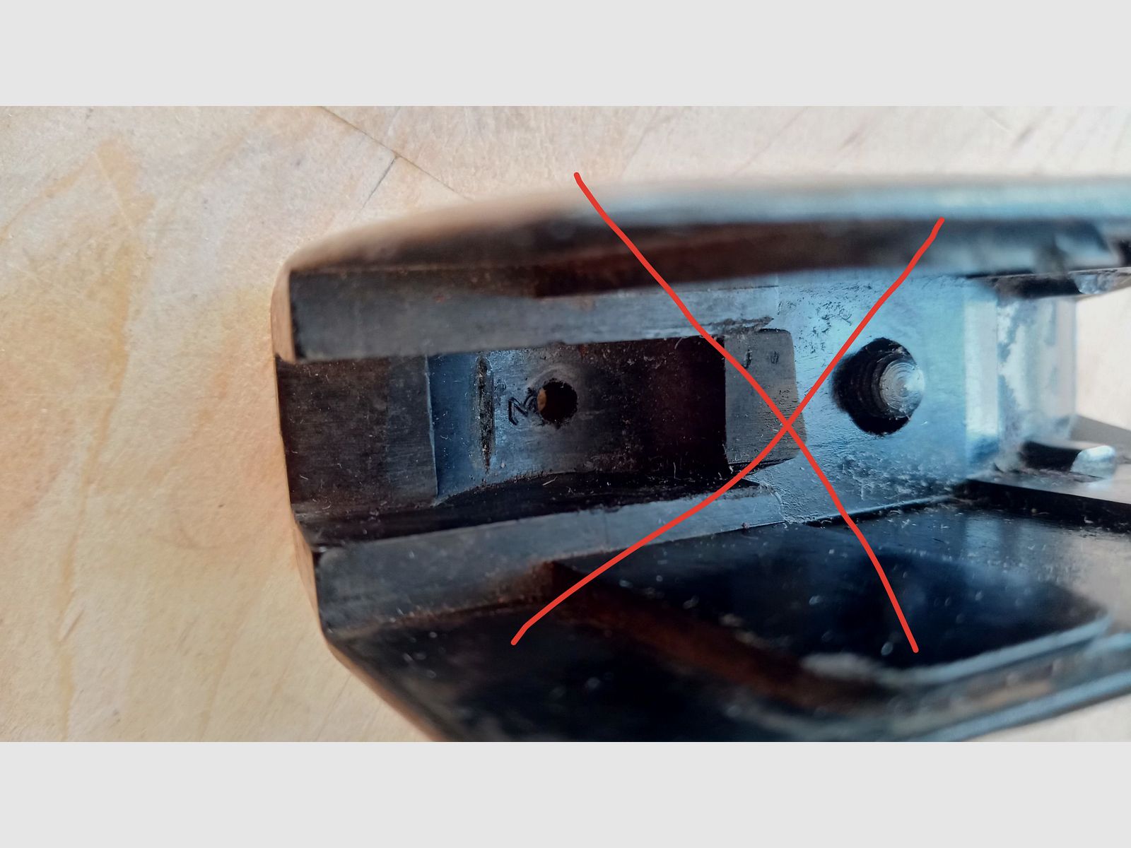 Black Bakelite grip panels for DDR police pistol-M incl. screw / Vintage grip for East German Makarov // 8 rounds PM 9x18