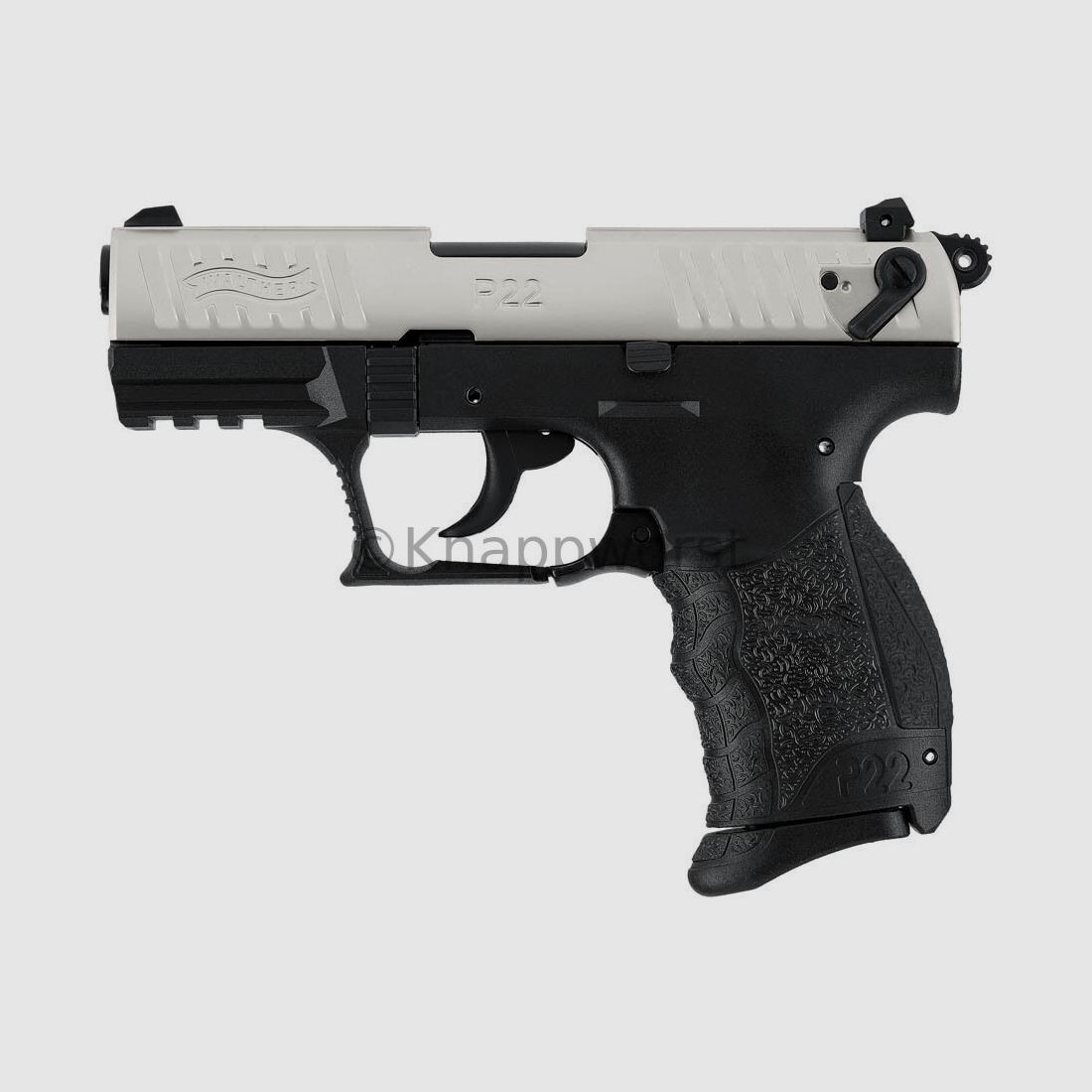 Umarex Walther P22Q - 7 Schüssig 9mm P.A. vernickelt