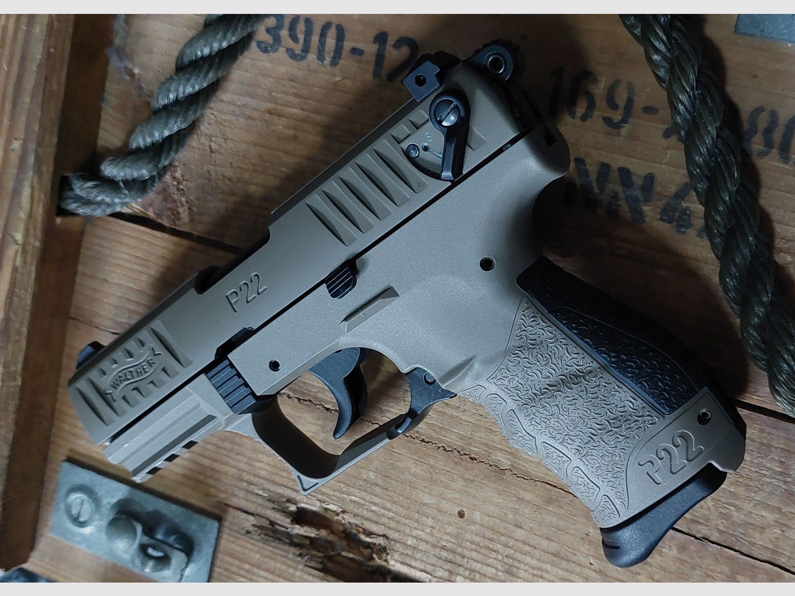 ⚠️ RZADKO! MODEL SPECJALNY Walther P22Q - FDE - Flat Dark Earth (PTB 778) P 22 Q P22