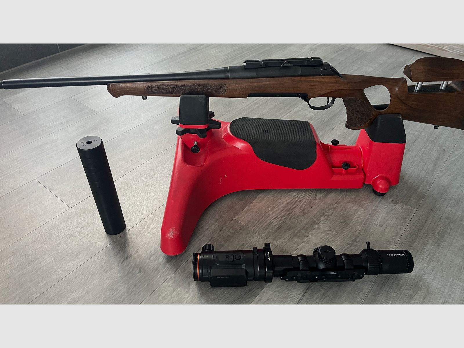 Haenel Jäger 10 in .308 komplett mit Wärmebildvorsatzgerät