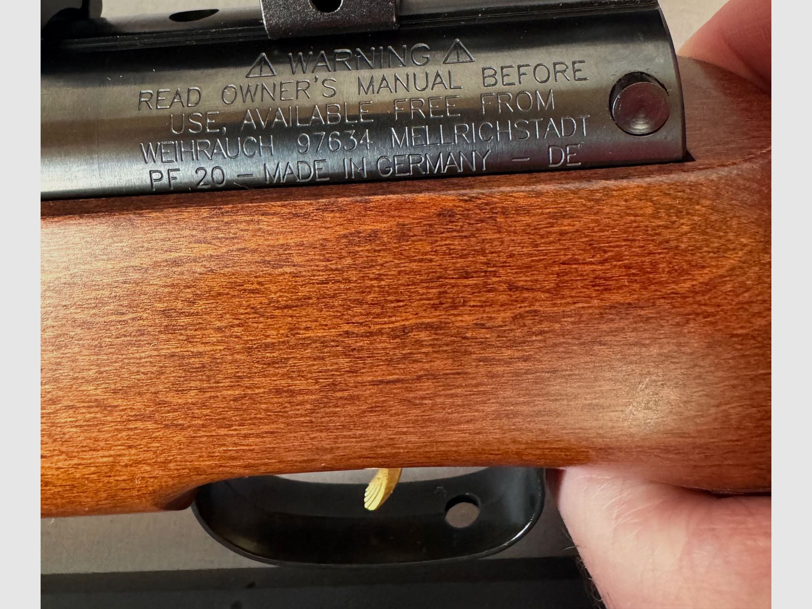 Incense HW 97 K 5.5 + Export spring + Scope + Cleaning set