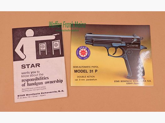 Star - Spanien Bedienungsanleitung Mod. 31 P