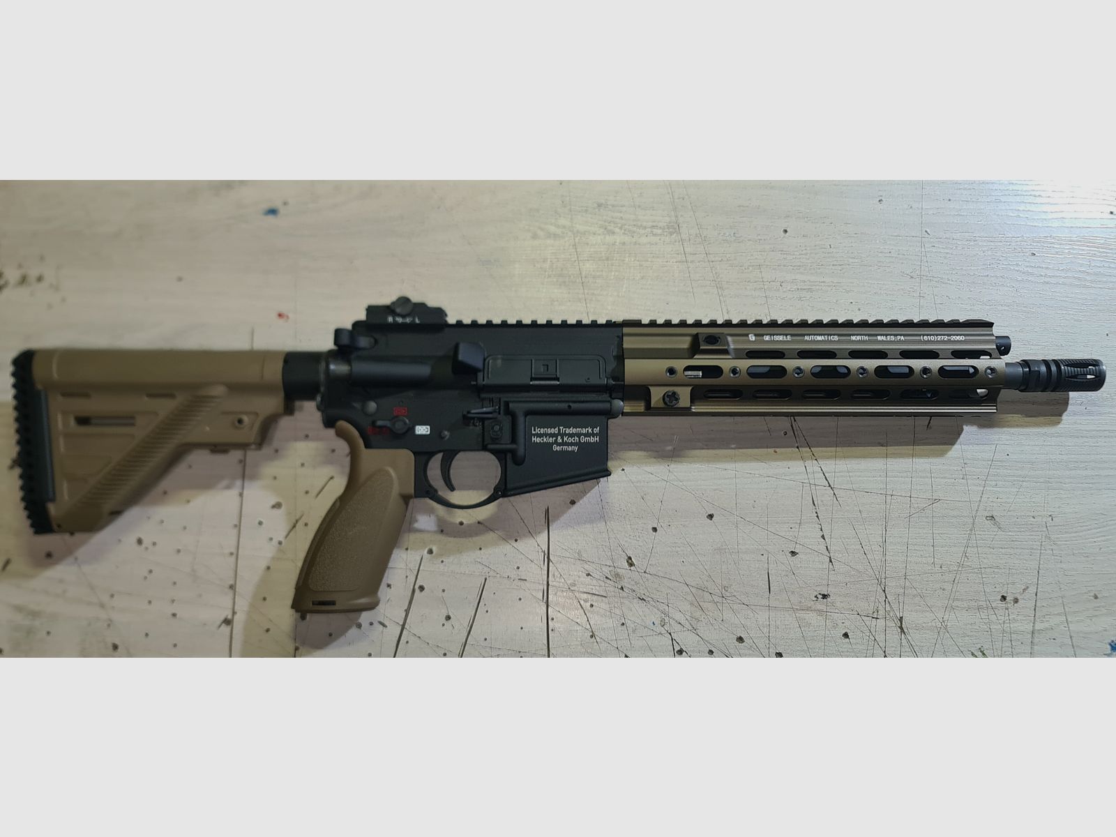 Hk 416 a5 Umbau mit Glock 17gen 5