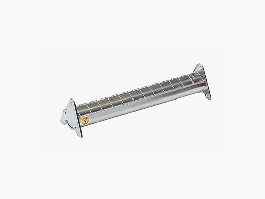 Futterstelle aus verzinktem Stahl mit beweglichem Gitter 50 cm für 20 Küken