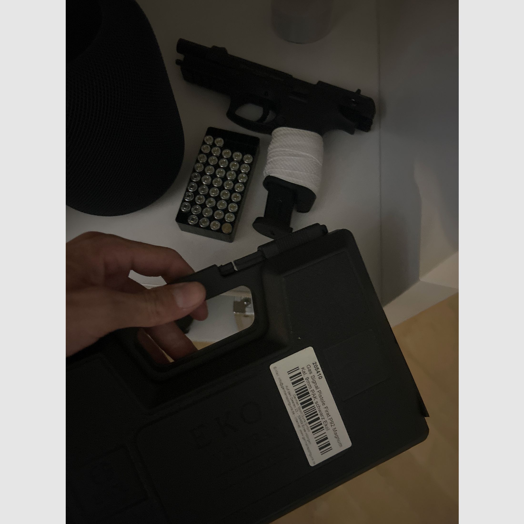 Magnum blank firing pistol Ekol P92 Magnum 9mm P.A.K. black
