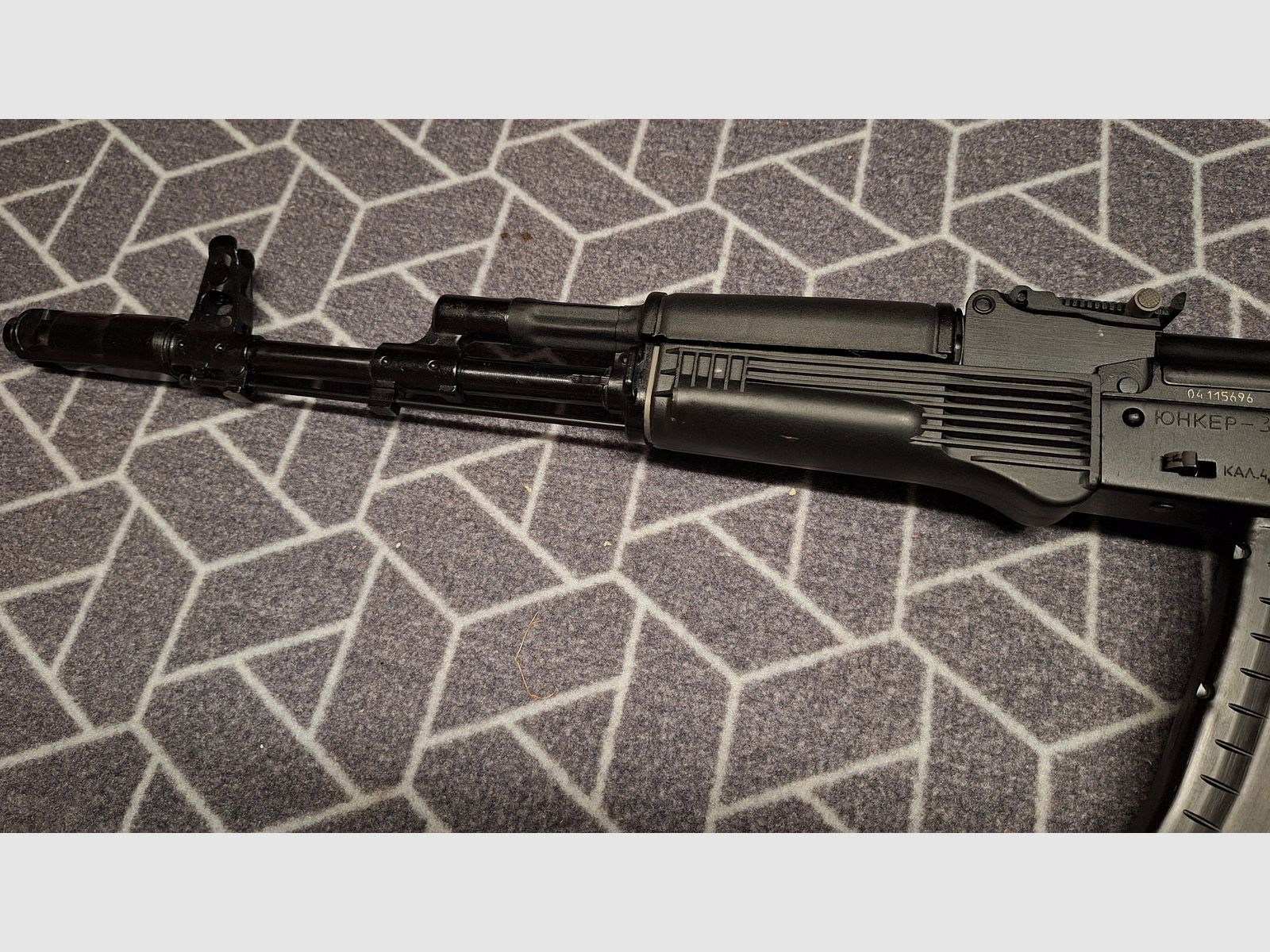 Original AK74M CO2 4.5mm Yunker full steel Kalashnikov - NEW!