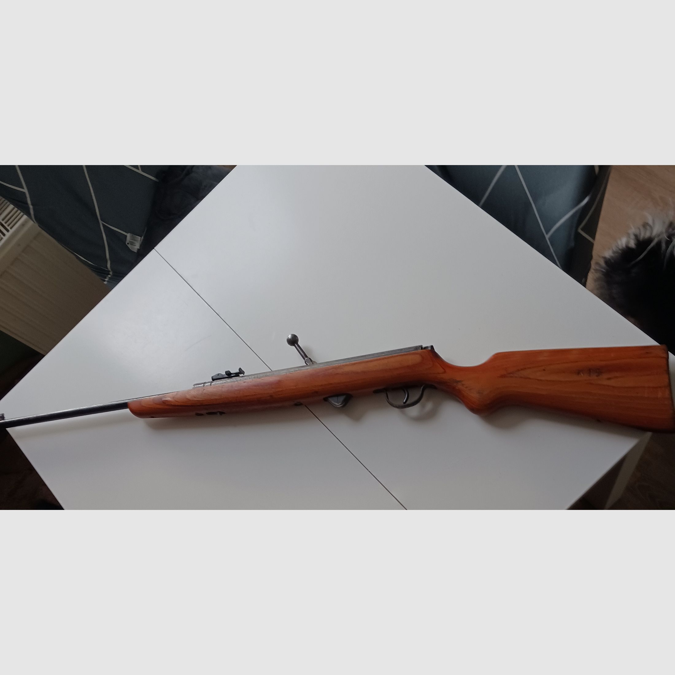 PRICE VB DDR air rifle Haenel model 310 DEFECTIVE, with 12-round magazine