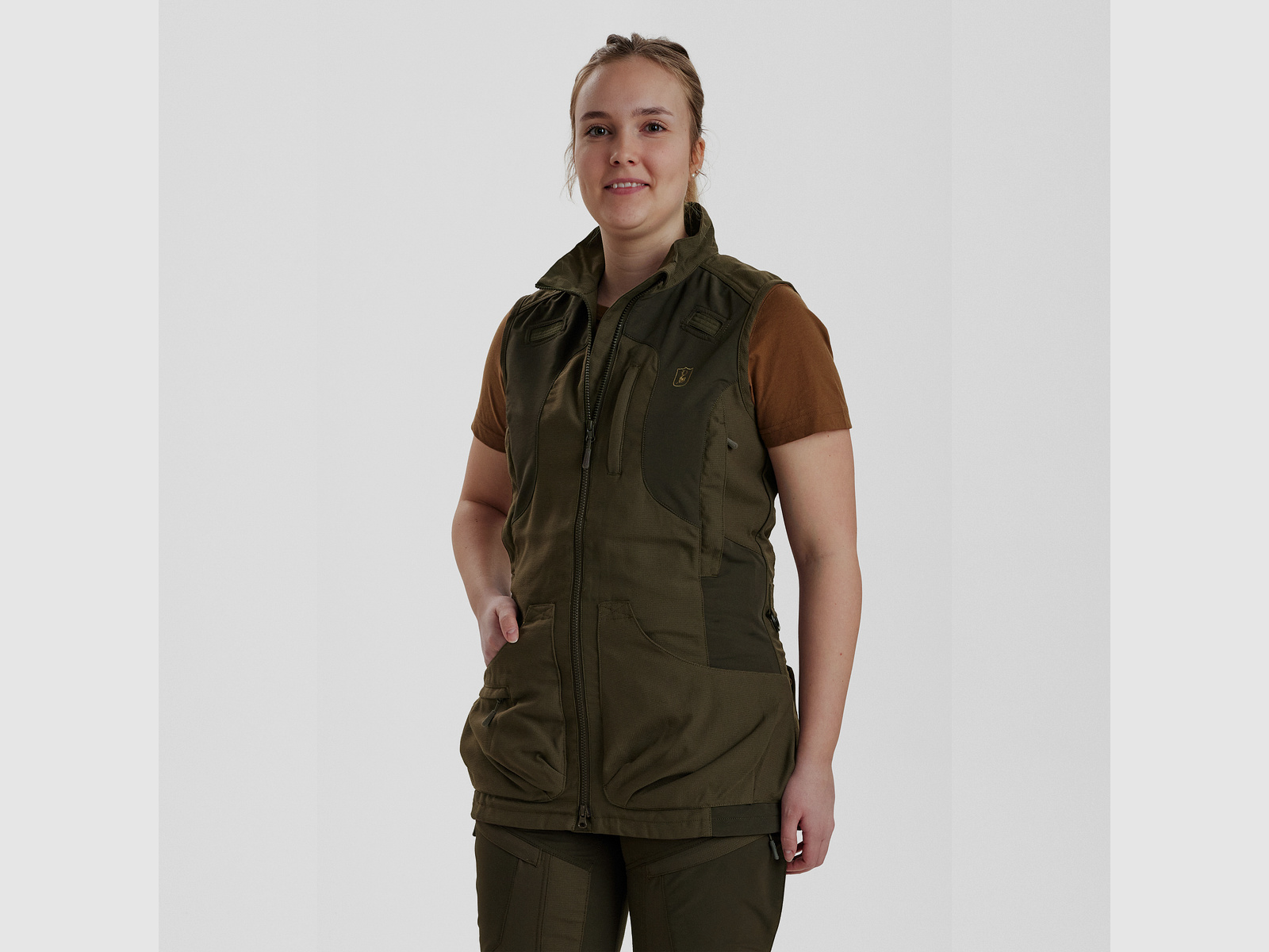 Lady Ann Extreme Weste - Palm Green – Kleidergröße Damen: 48