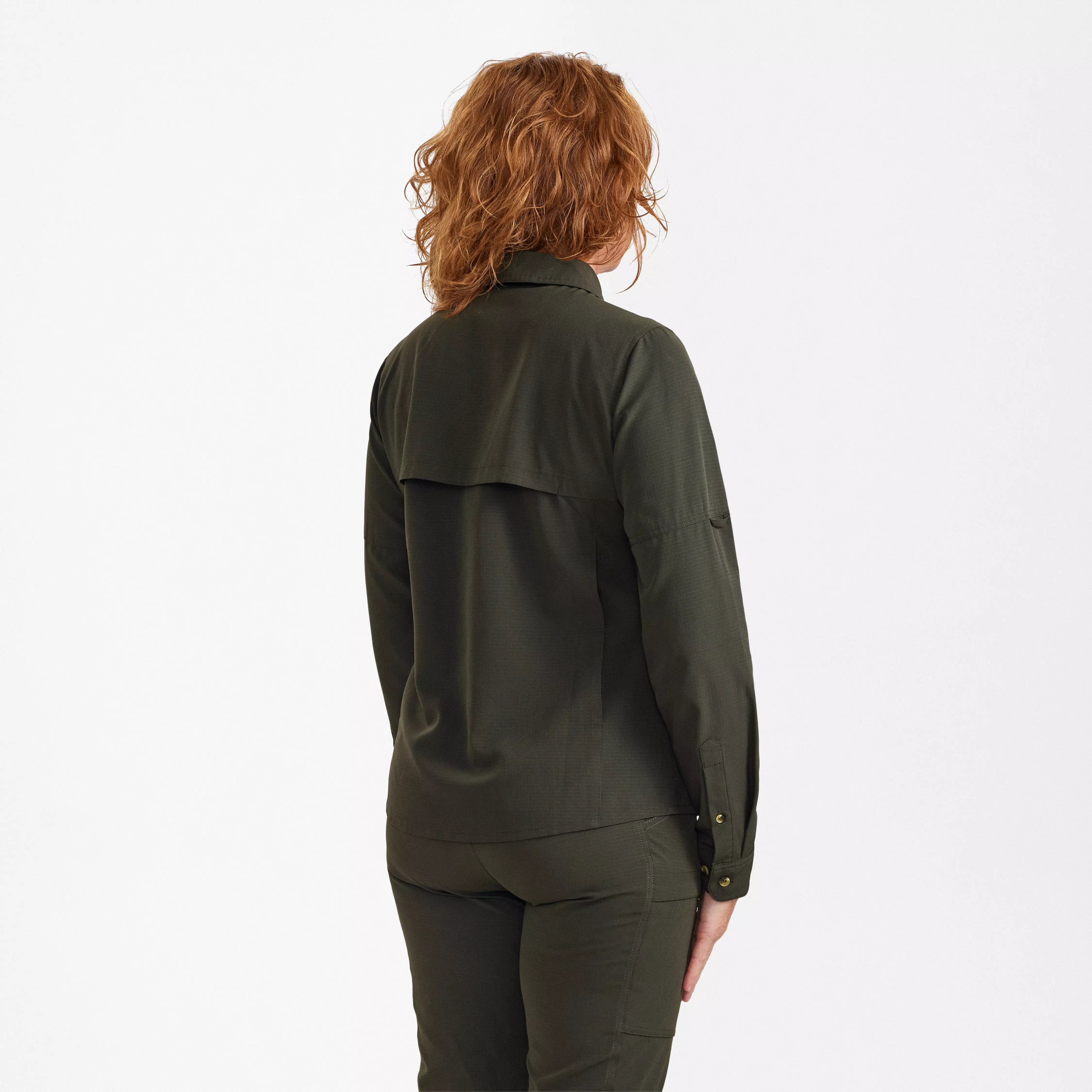 Lady Canopy Bluse - Forest Green, Bild 2 von 5