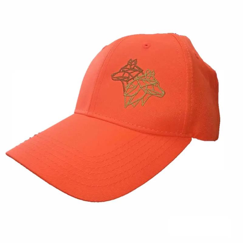 2wolfs – Orange baseball cap COLLECTIVE, image 1 of 2