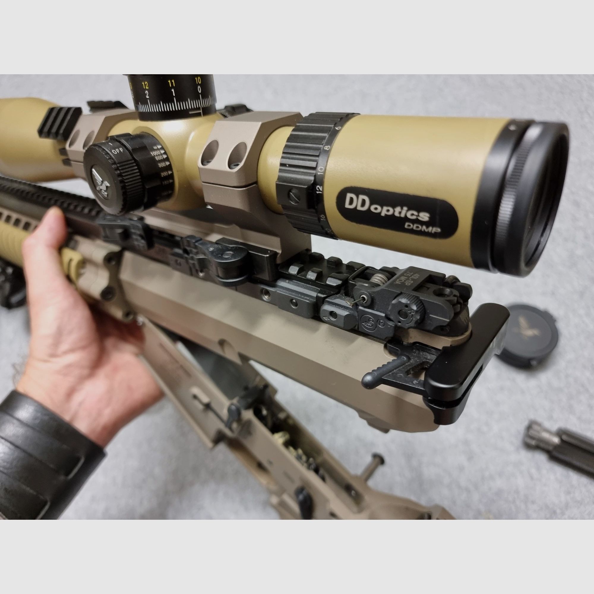 Oberland Arms DMR-E - Kal .308 Win - AR10 OA10 mit einstellbaren Gasblock, Geissele Abzug - Behördenmodell