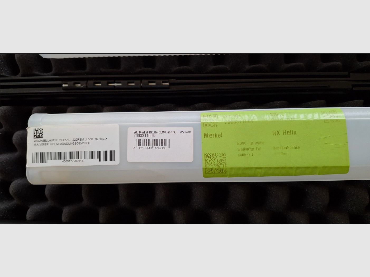 Carabine à répétition Merkel RX Helix avec canon interchangeable