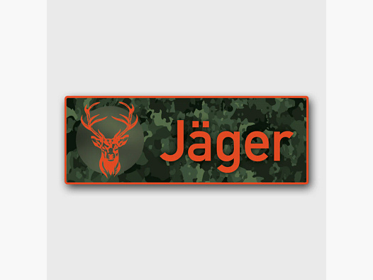 Premium Jagdaufkleber "Jäger"