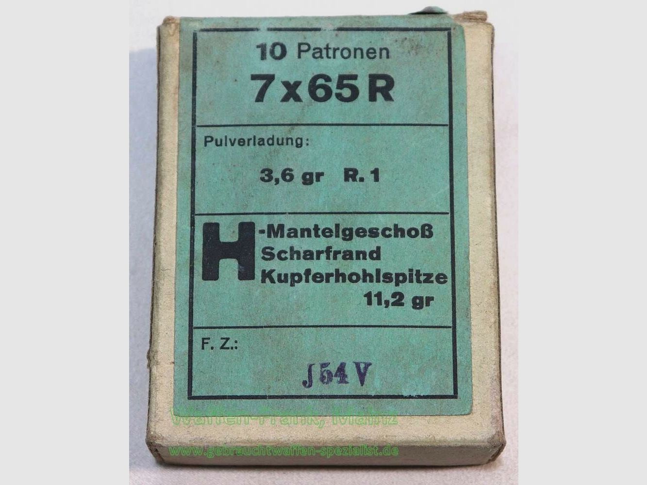 RWS (WZd.Fa.Rottweil) cartouches de fusil 7x65R, image 2 sur 2