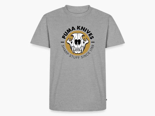 PUMA Men’s Premium T-Shirt "Skull Frontal Sharp Stuff"