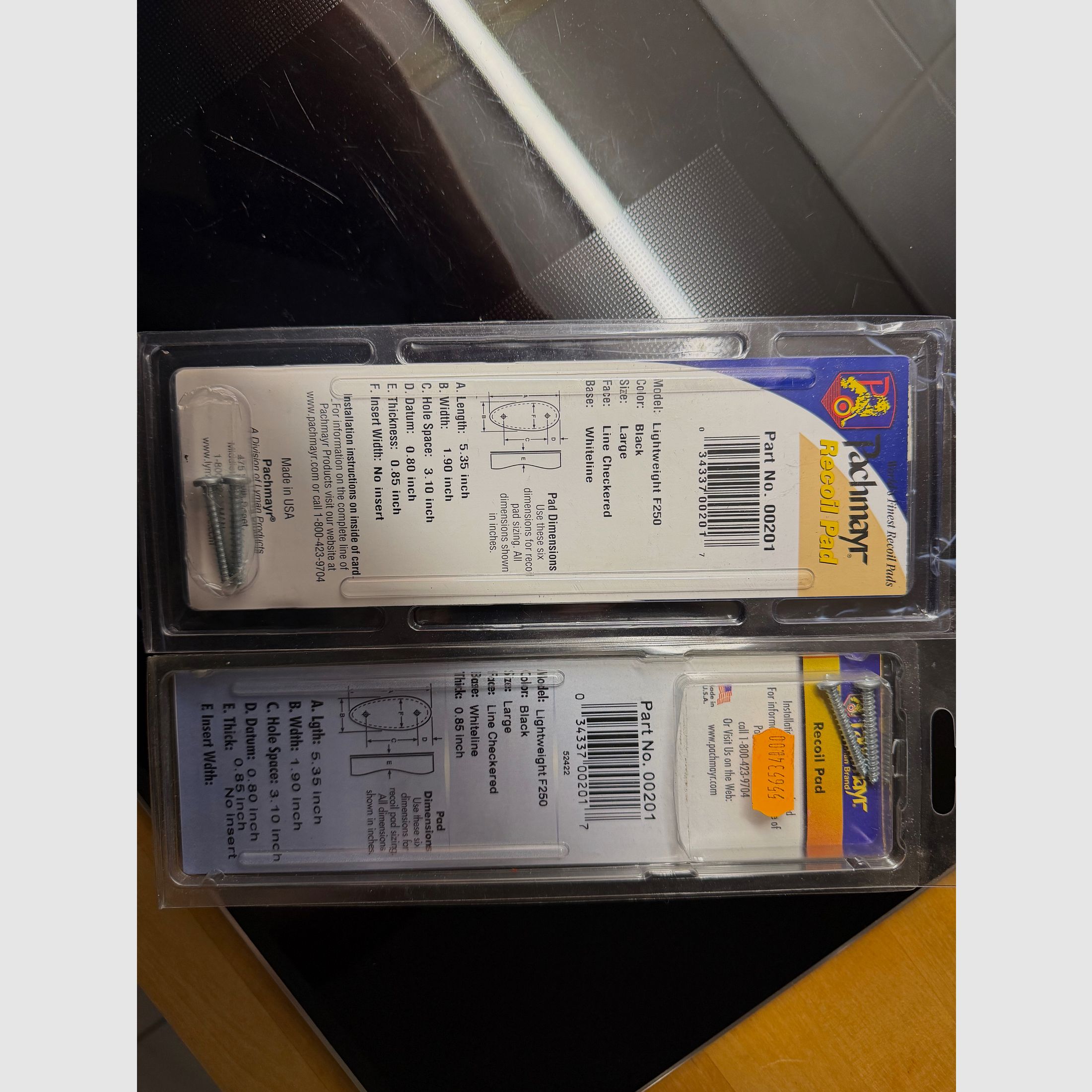 Pachmayr recoil pad stock cap various sizes