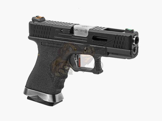 WE Custom 19 Metall Version Schwarz GBB -F-