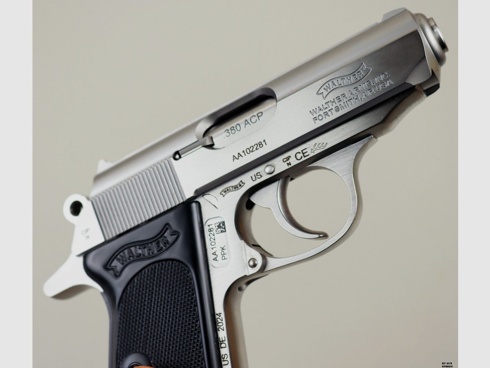 Pistola Walther mod. PPK Acero inoxidable 2024 cal. 9 corto, imagen 6 de 10