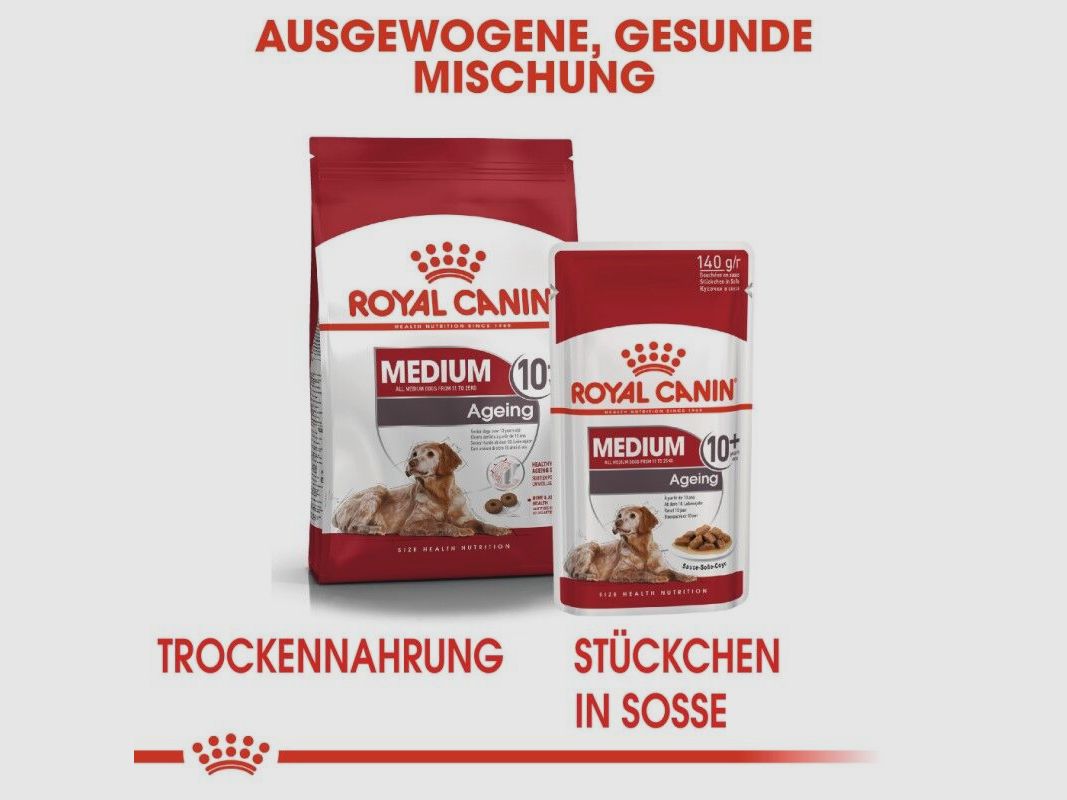 ROYAL CANIN Ältere Mittelgroße Hunde Trockenfutter Medium Ageing 10+ 15 Kg