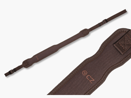 CZ Gewehrriemen Nylon / Rubber – brown