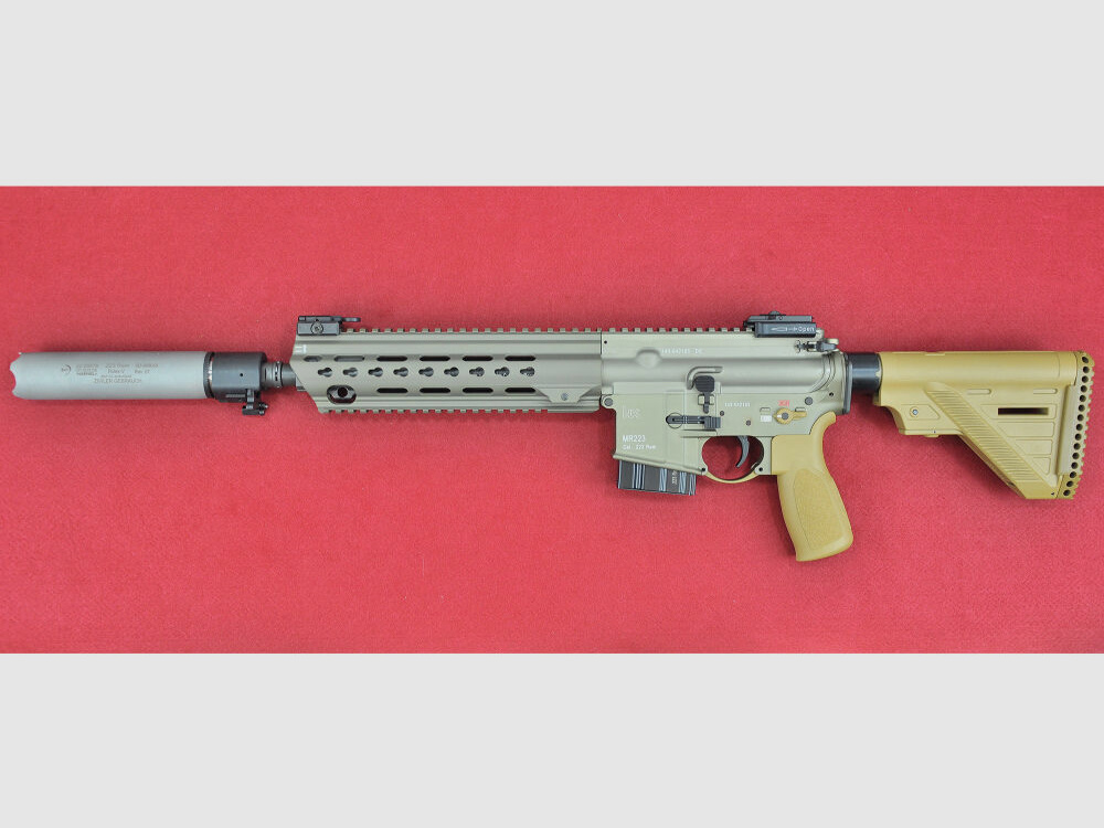 Heckler & Koch	 MR223 A3 Slimline 11" .223 Rem. sandfarben