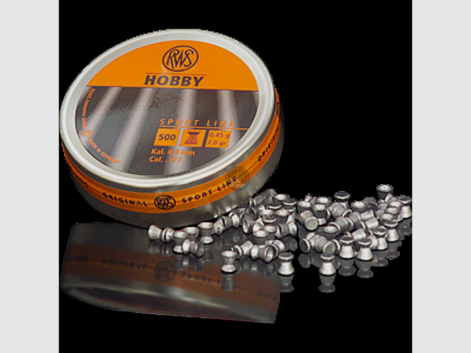 RWS Diabolos Hobby, geriffelt- Kal. 4,5 mm - 0,45g - 500 Stck.