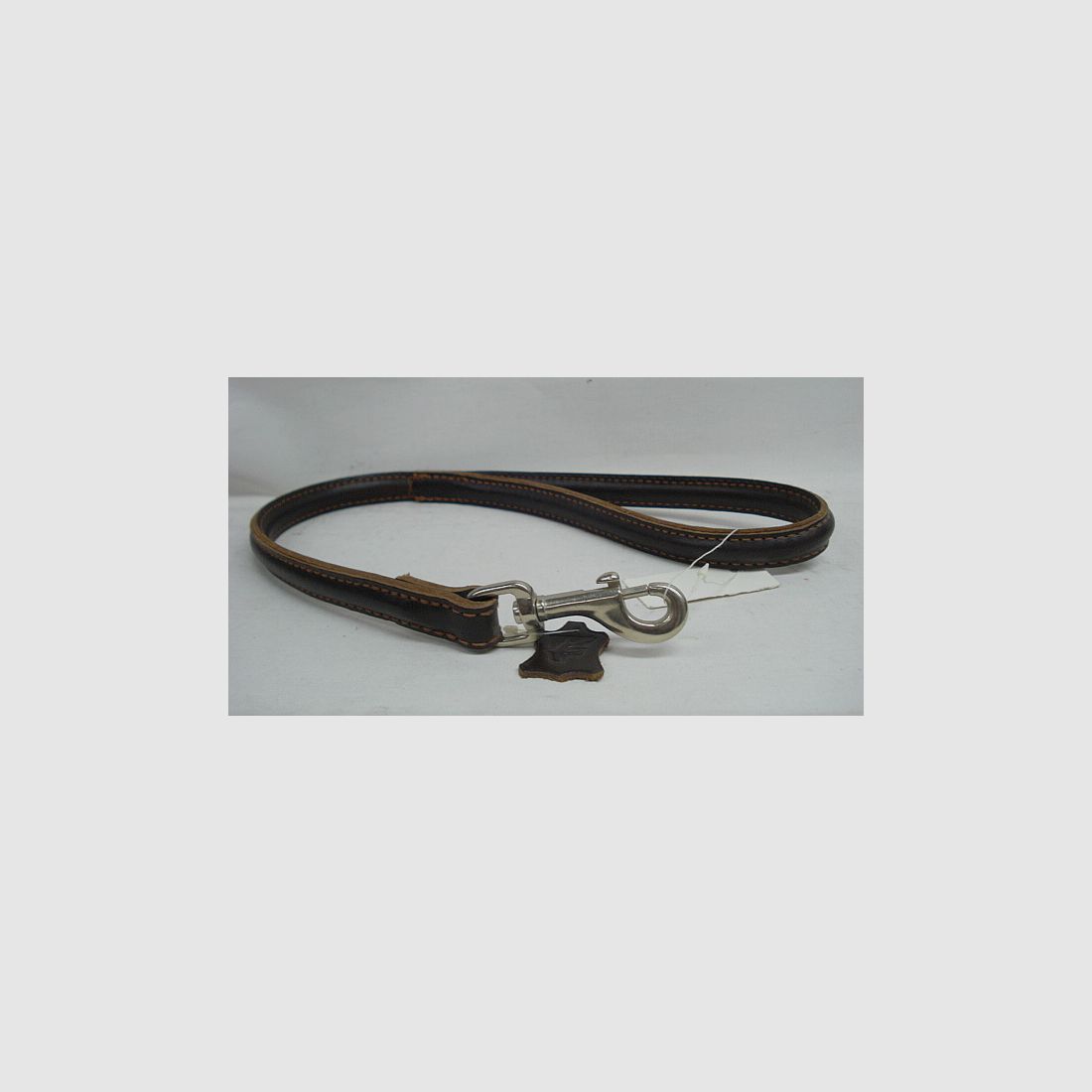 Leine 70 cm - braun mit Schlaufe