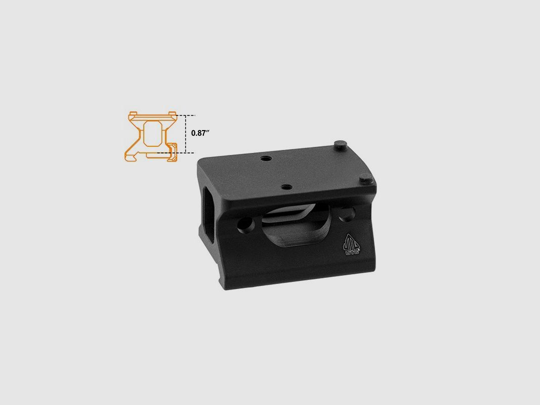 UTG TRIJICON RMR HOLOSUN SUPER SLIM RISER PICATINNY ABSOLUTE CO WITNESS, Bild 2 von 3